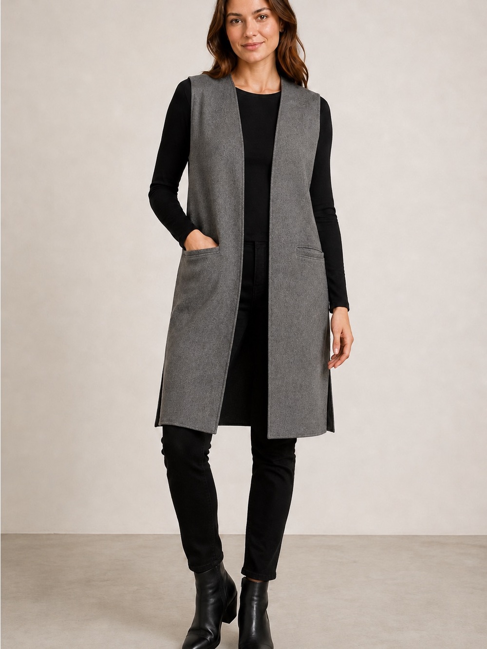 Cupcakes and Cashmere Shannon Wool Vest S